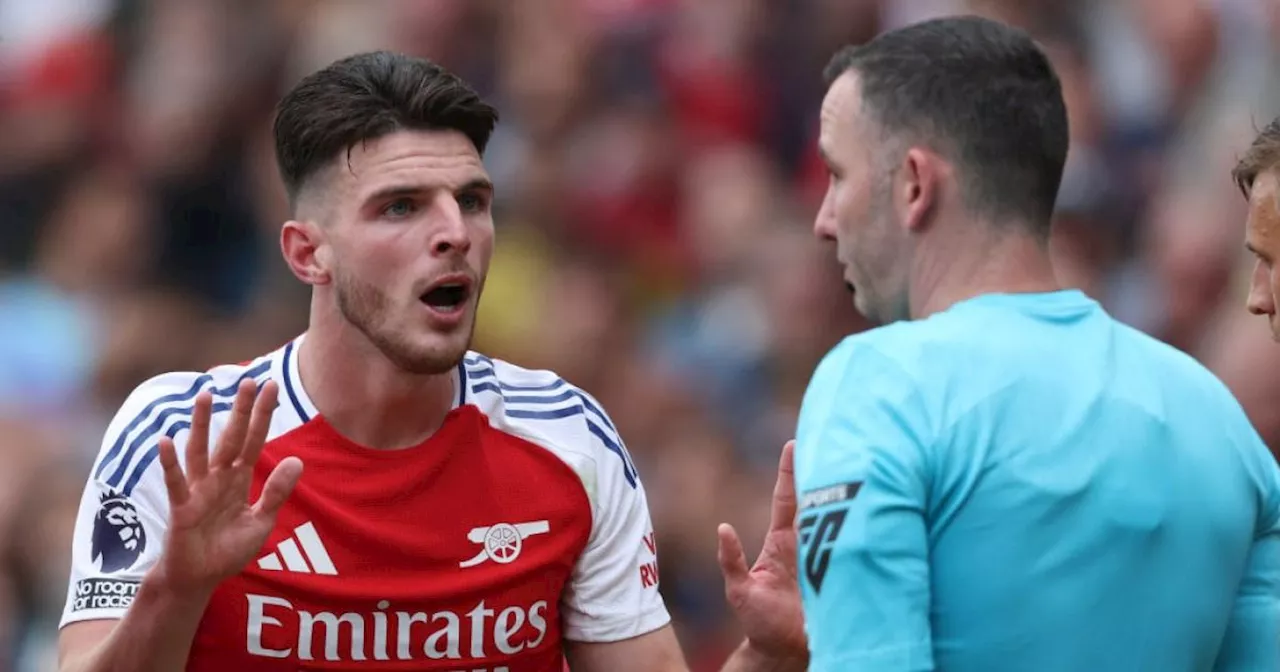 Gary Lineker blasts Premier League panel over Declan Rice red card verdict