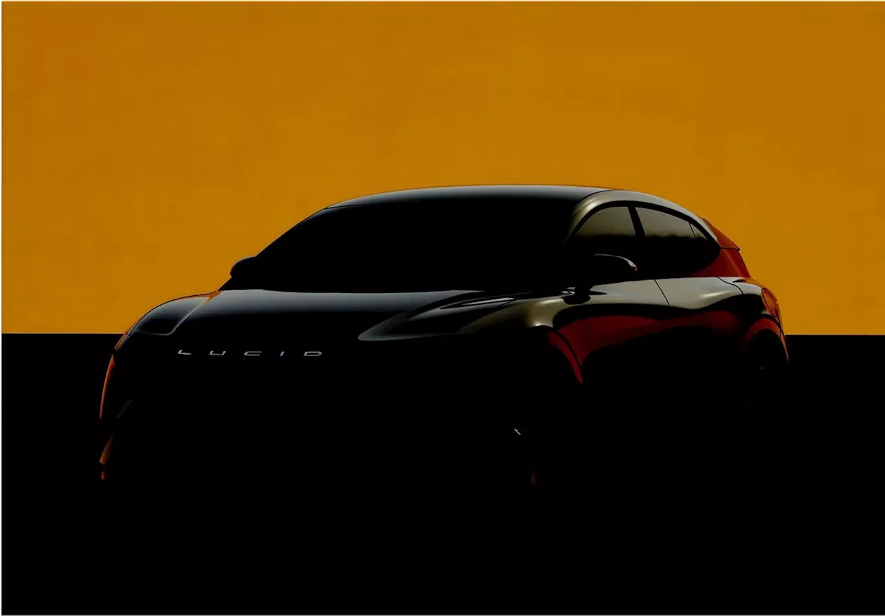 Midsize Lucid SUV teased with sub-$50,000 price