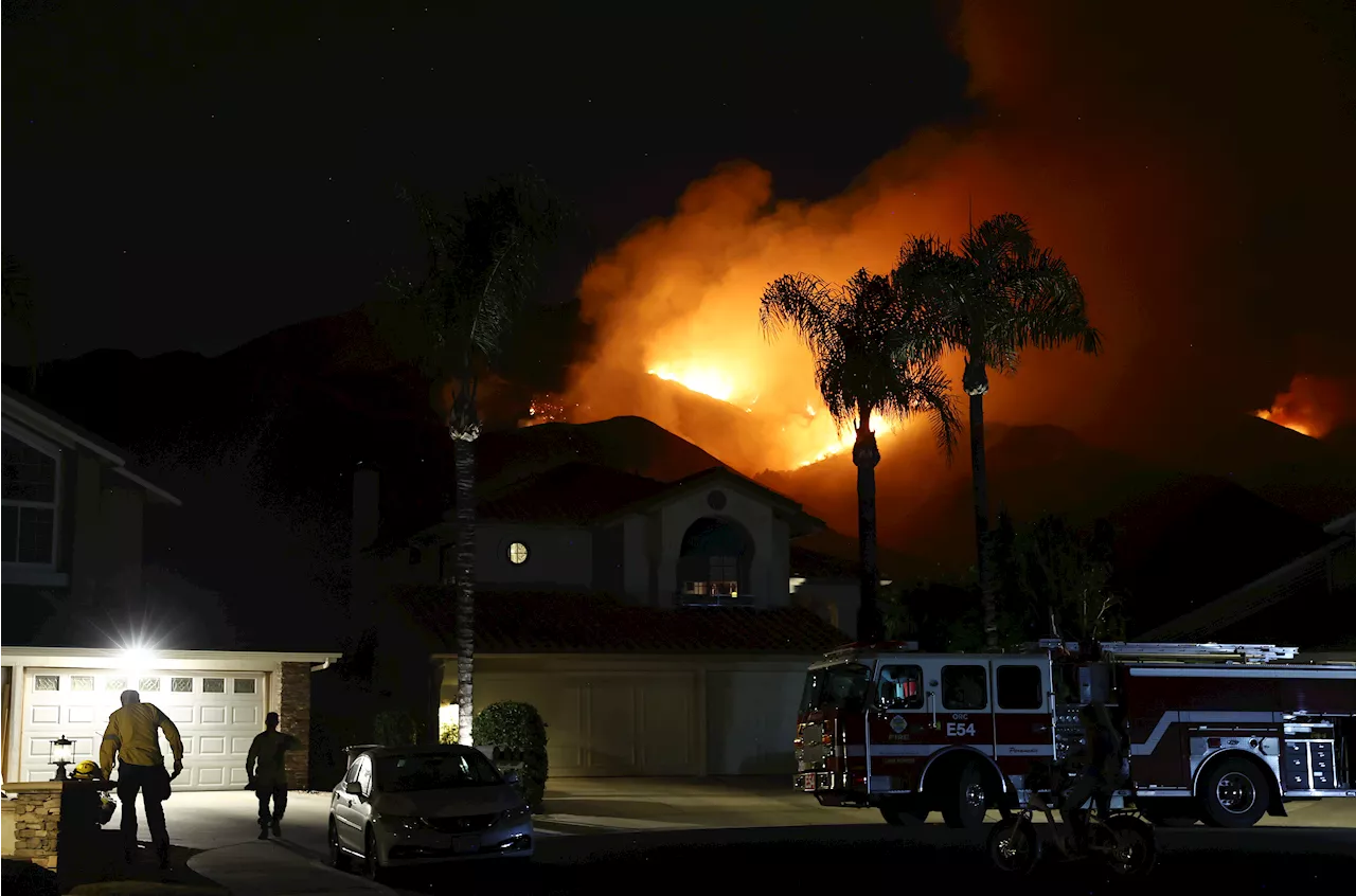 Airport Fire in Trabuco Canyon in Orange County grows to over 9,000 acres