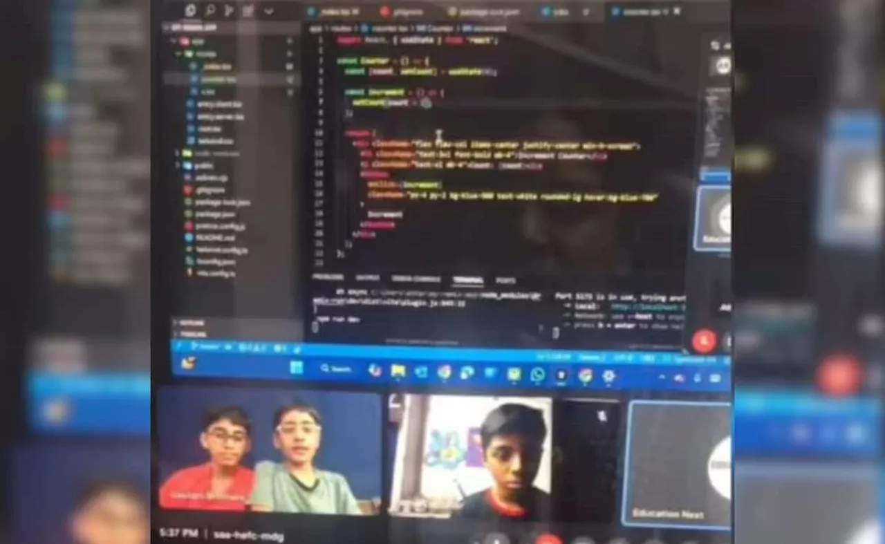 Google मीट पर कोडिंग की चर्चा कर रहे बच्चों का वीडियो वायरल, लोगों ने कहा- शायद उन्हें पावर रेंजर्स देखना चाहिए