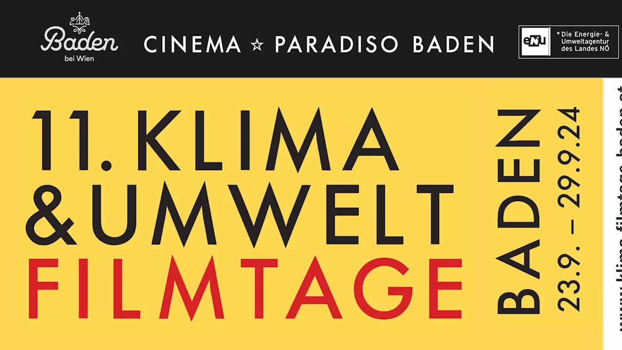 11. KLIMA & UMWELT FILMTAGE BADEN 23.9.