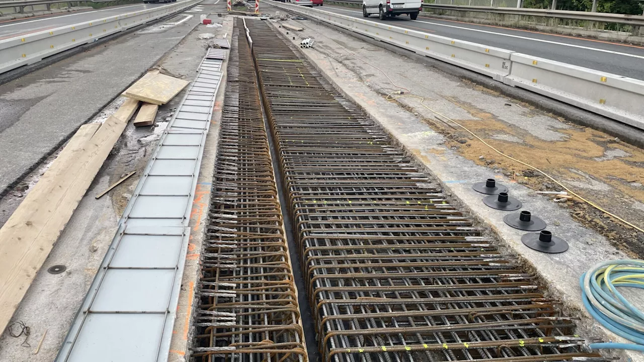 A22: Fahrstreifen werden bei Stockerau gesperrt