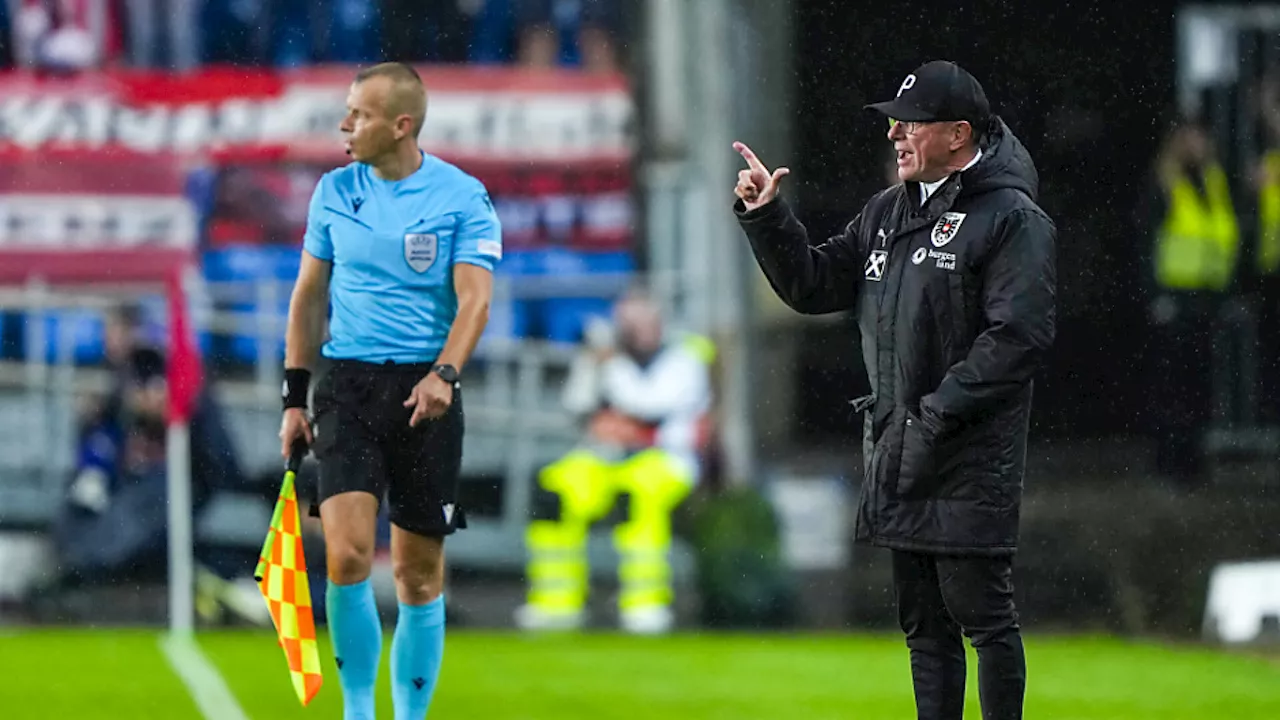 ÖFB-Teamchef Rangnick fordert Rückkehr zu alten Tugenden