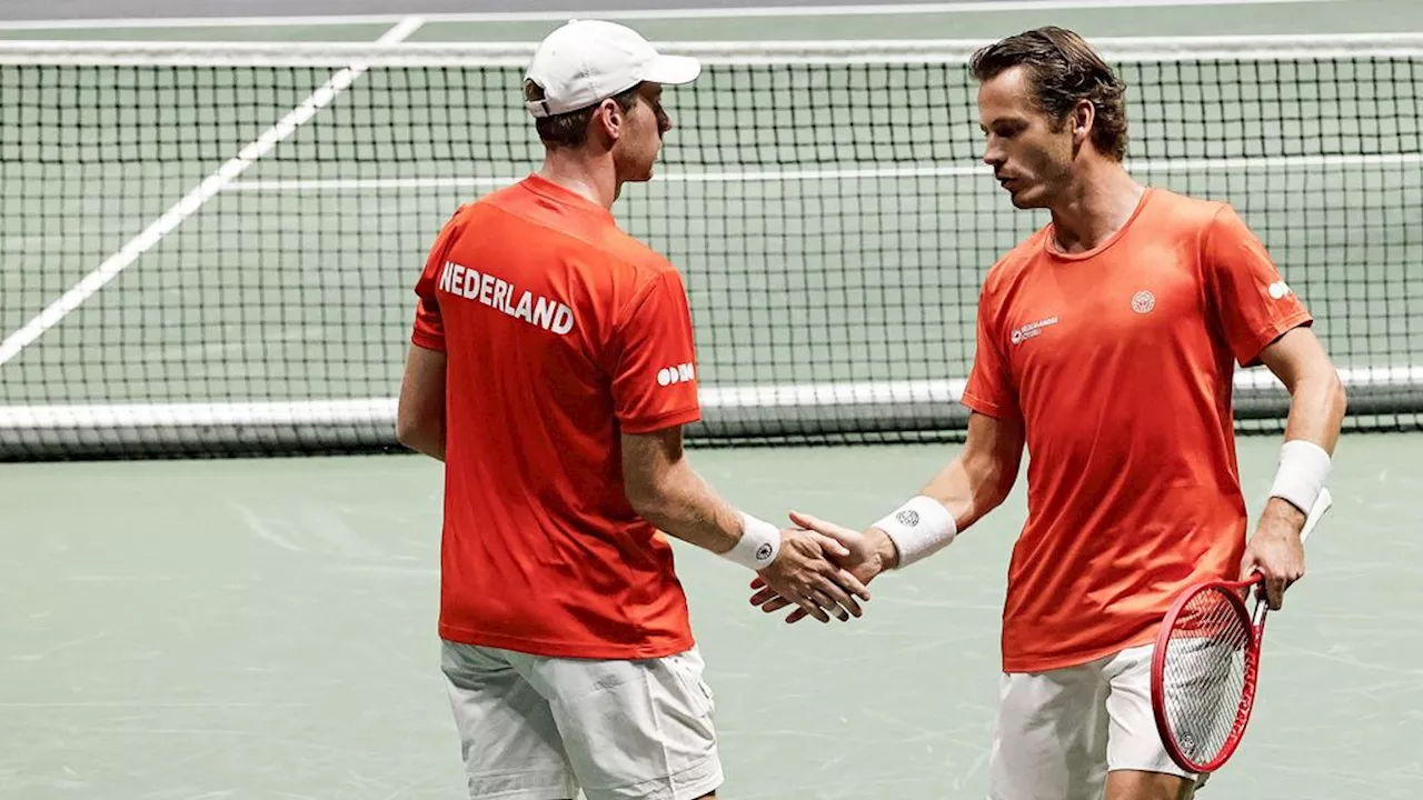 Nederland geklopt door België in Davis Cup; nipte nederlaag in dubbelspel