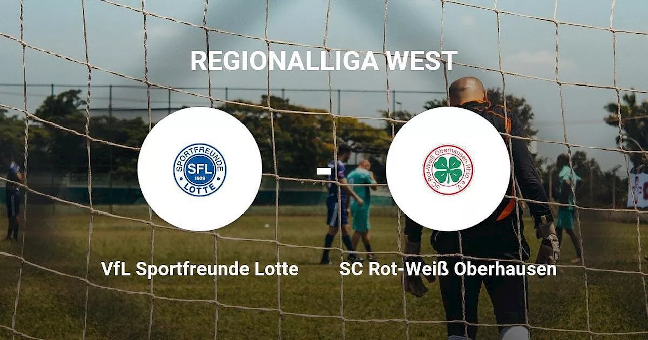 SC Rot-Weiß Oberhausen gewinnt gegen VfL Sportfreunde Lotte