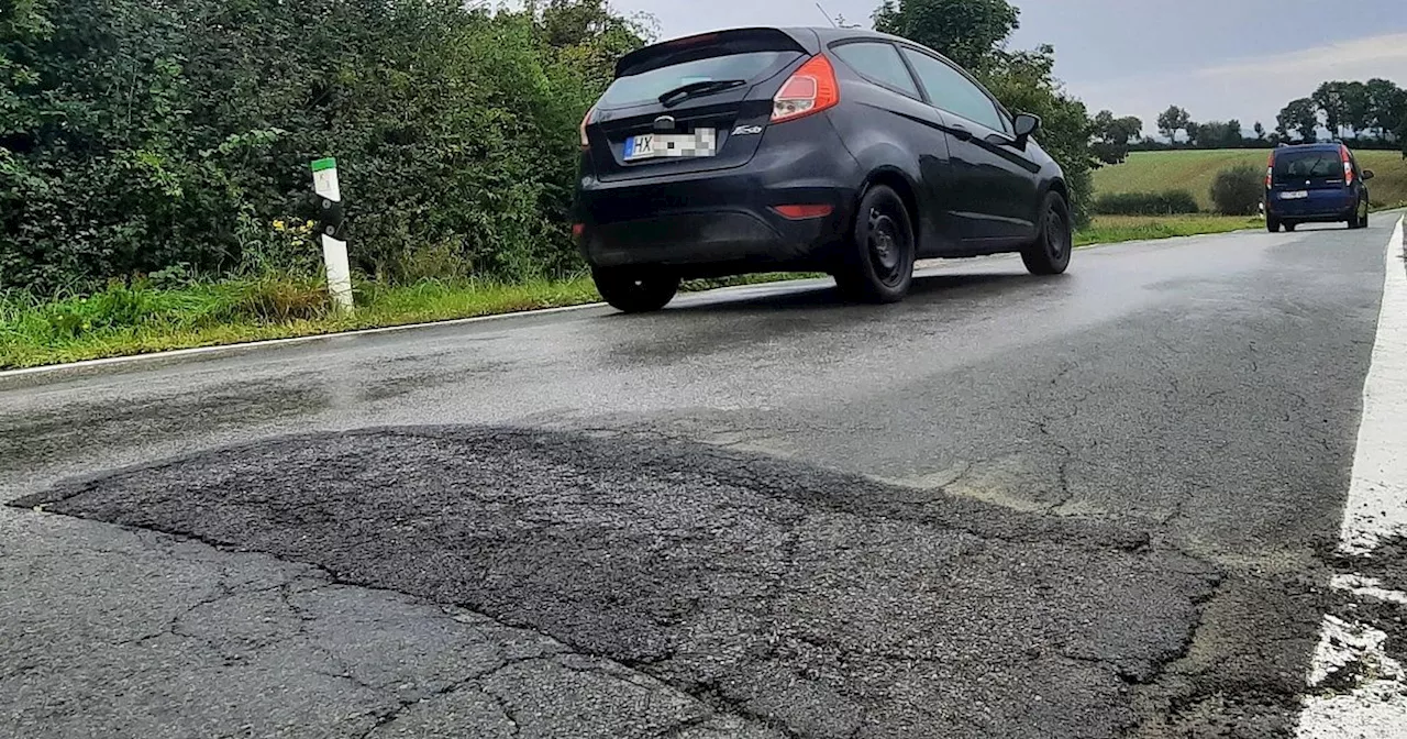 Schlimme Buckelpiste: Diese Straße im Kreis Höxter wird endlich saniert