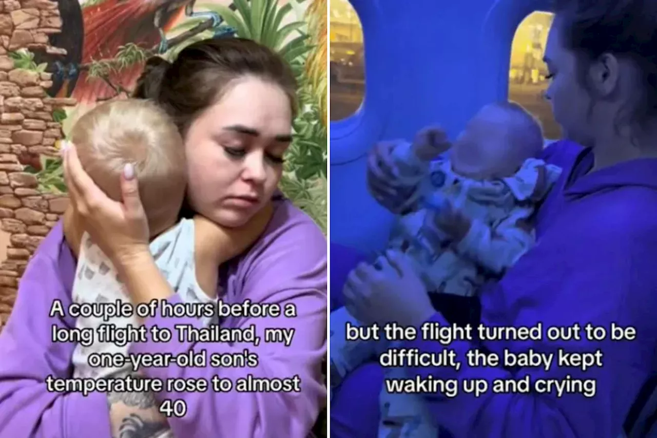 Parents blasted for bringing baby with 104-degree fever on plane