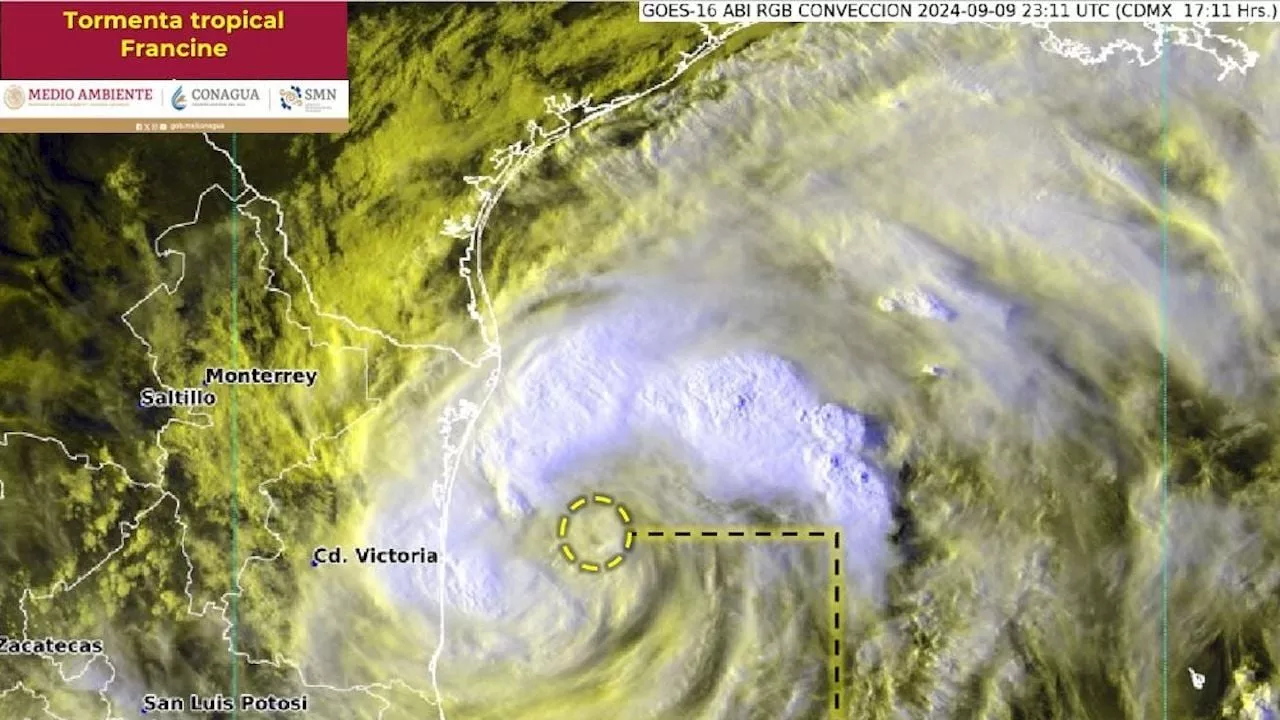 Tormenta Francine podría ascender a huracán el martes: en su trayectoria afectará a estas entidades