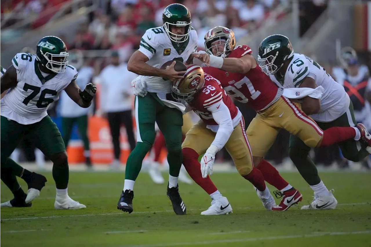 Monday Night Game: Aaron Rodgers bei Comeback für die Jets gegen die 49ers ohne Chance