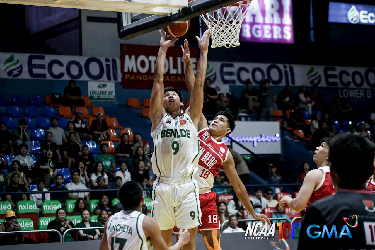 Benilde escapes San Beda in OT thriller; Perpetual dumps JRU for 1st win