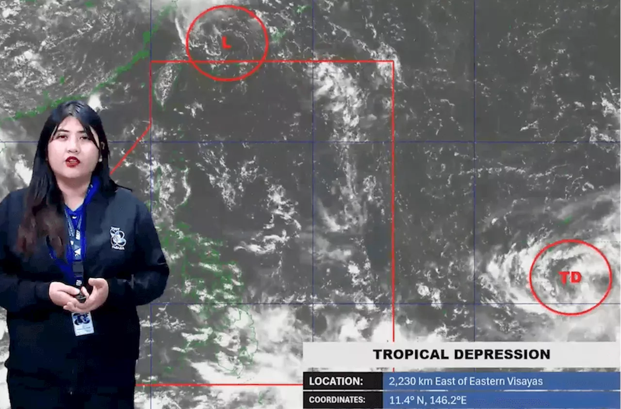 First LPA exits PAR, second LPA develops into tropical depression outside PAR