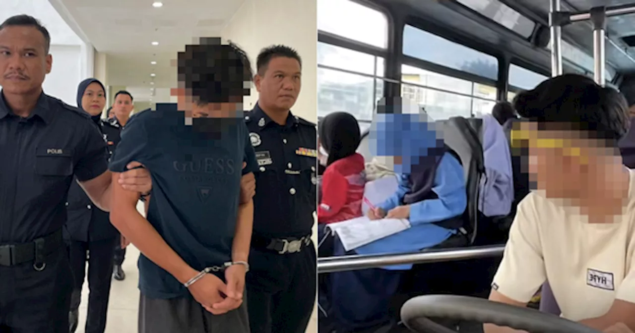 'Abang Bas' Cries In Court After Being Charged With Sexually Abusing Children