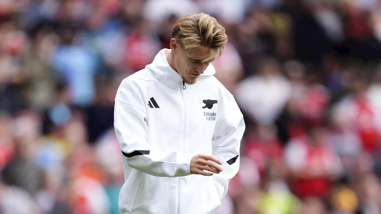 Martin Odegaard: Arsenal captain a doubt for North London derby against Tottenham with ankle injury