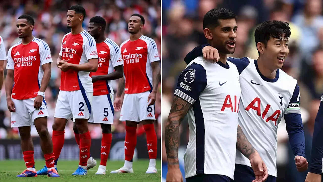 Arsenal and Spurs forced into unprecedented kit change for North London derby after Premier League ruling