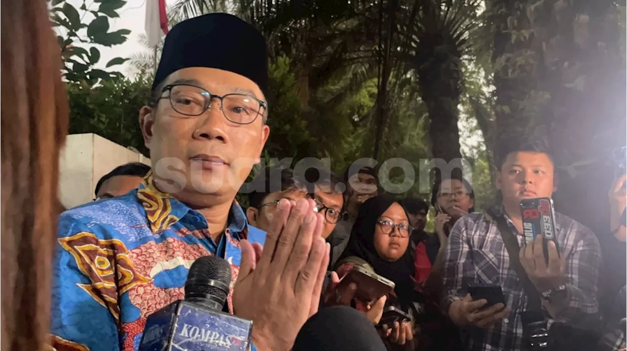 Ridwan Kamil Ditolak Warga Lagi di Jatinegara, Jubir RIDO: Kalau Ketemu Personal Pasti Diterima