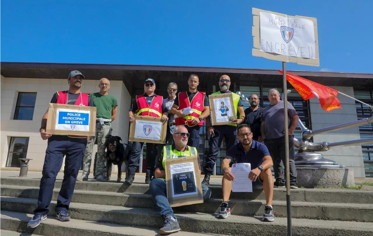 Les policiers municipaux de Tarnos en grève : « Vérifier que les portes sont fermées, ce n’est pas notre cœur de métier »