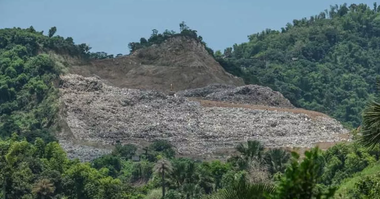 Landfill lacks storm drain, proper road