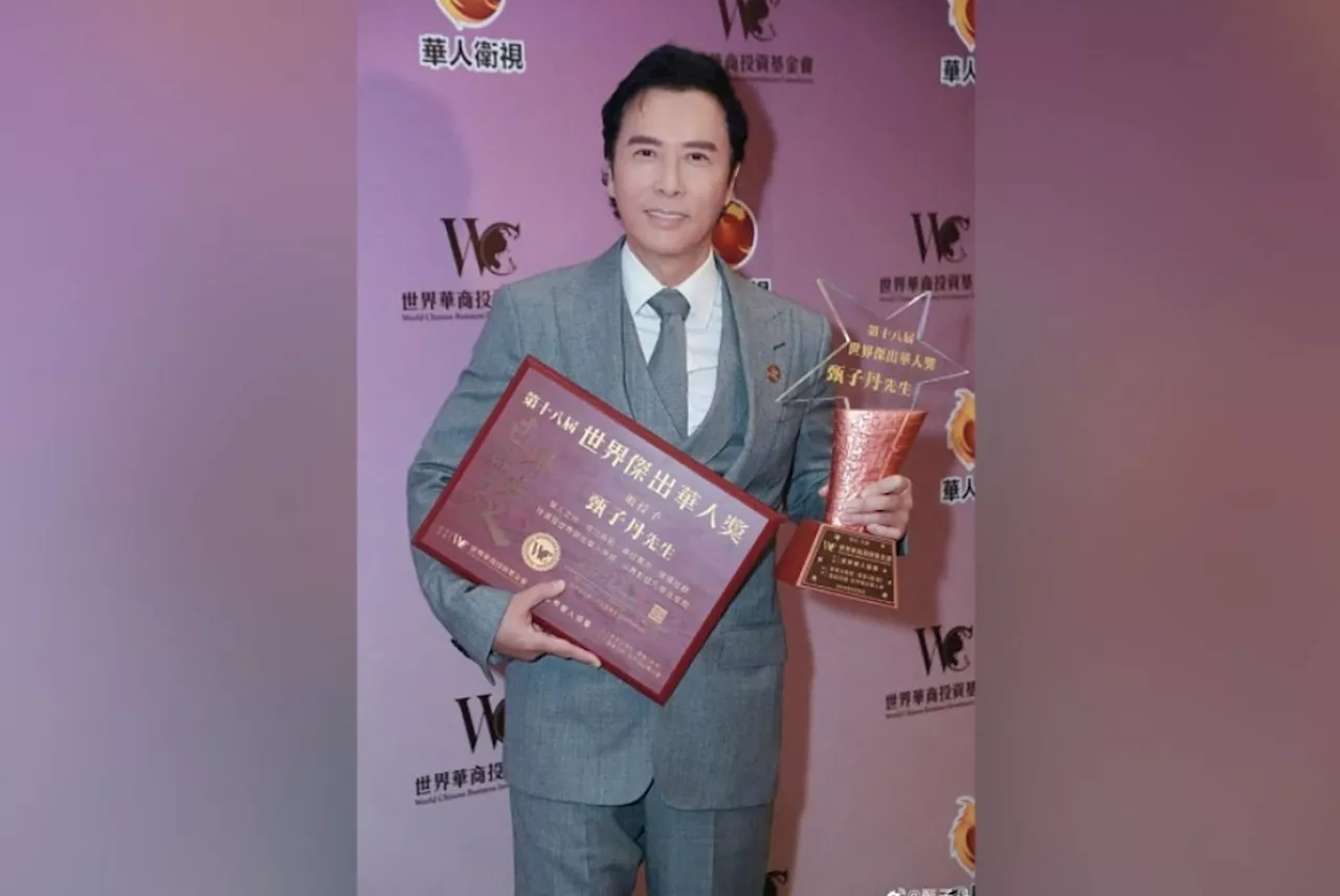 Daftar Prestasi Bertambah, Donnie Yen Raih World Outstanding Chinese Award