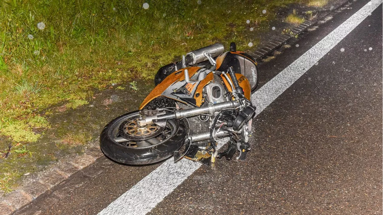 Ohne Führerschein und Versicherung unterwegs: Zwei Personen nach Sturz mit Motorrad in Roggwil schwer verletzt