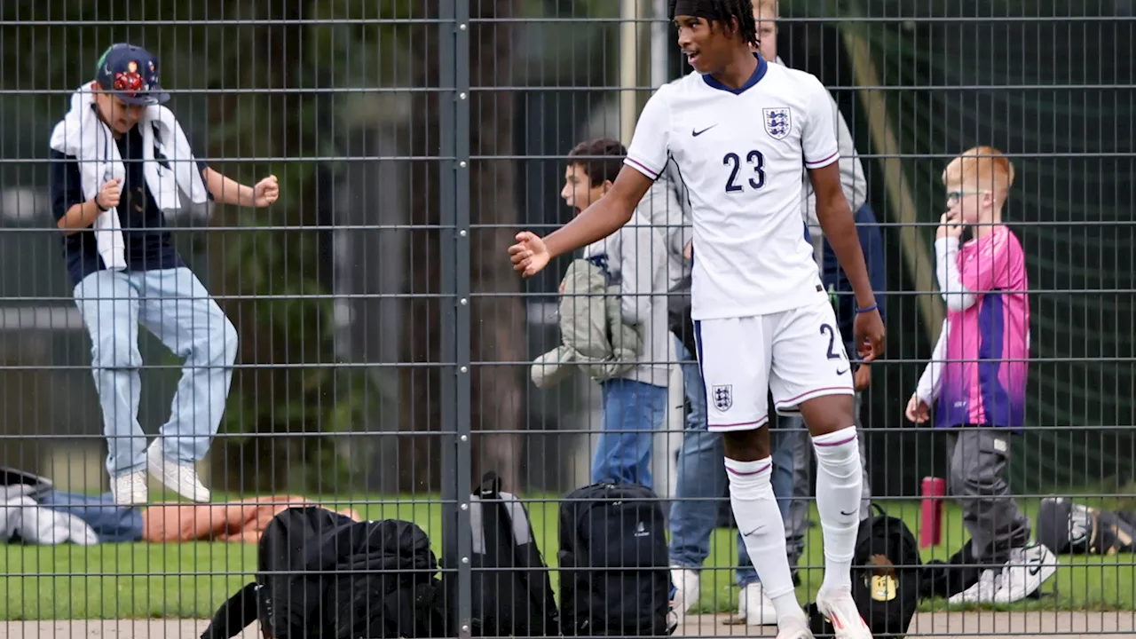 England icon’s son scores against Germany – and Three Lions love that history is repeating itself...