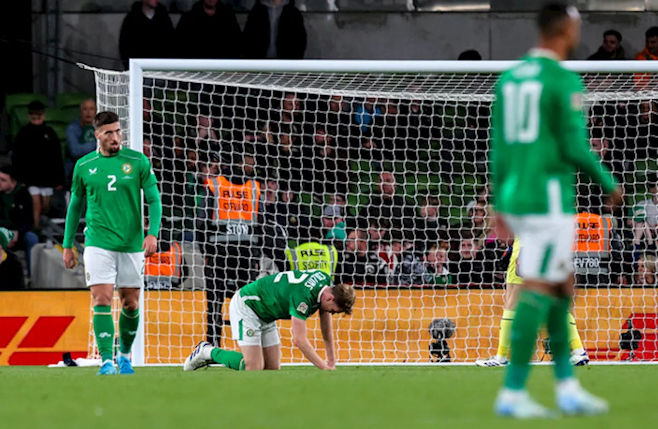 Ireland left in pit of despair after another Greek defeat