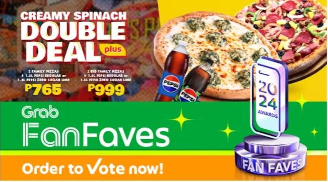 Angel's Pizza launches creamy spinach double deal plus for GrabFood