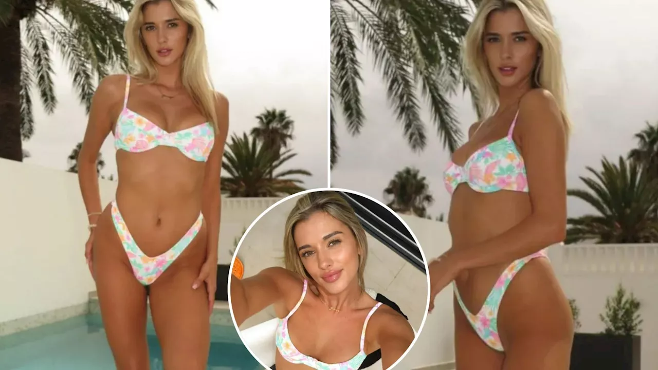 Love Island star Jessy Potts strips down to bikini amid split rumours with Joey Essex...