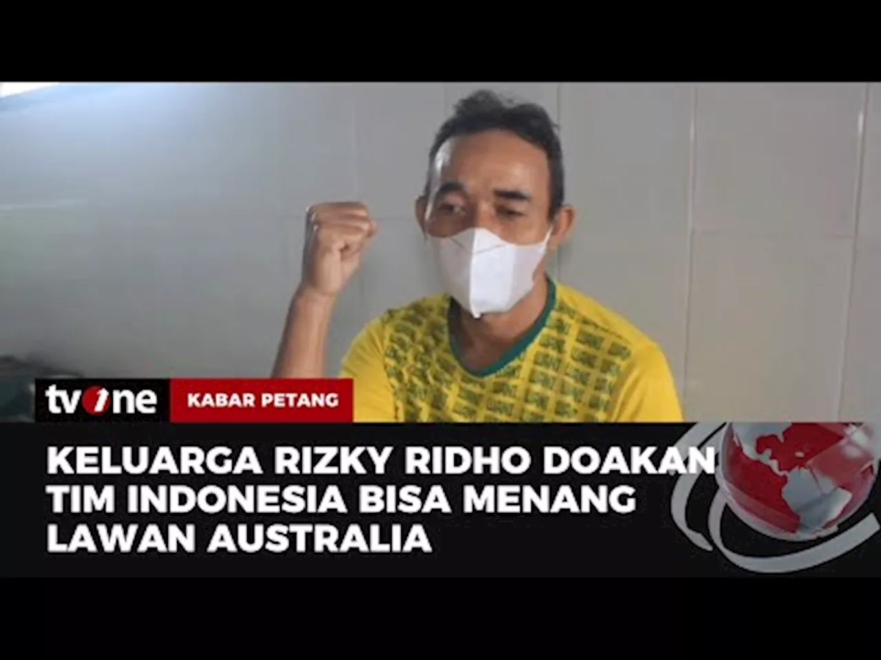 Pemain Timnas Indonesia Rizky Ridho Minta Doa Restu ke Keluarga