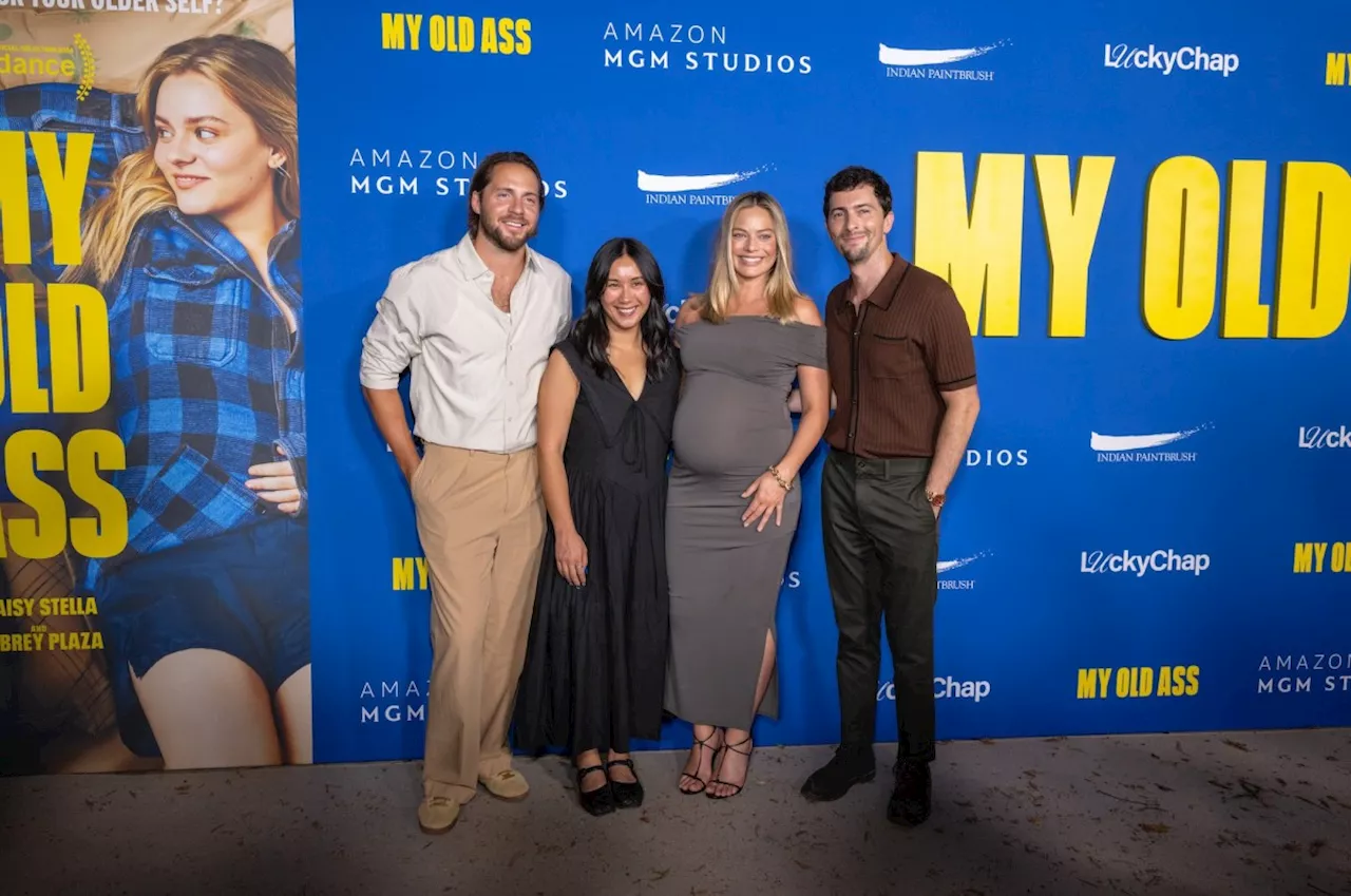 Pregnant Margot Robbie Shows Off Baby Bump at My Old Ass Premiere