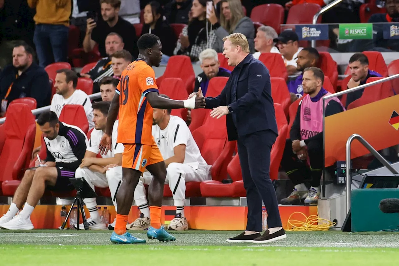 Koeman looft Brobbey, Gravenberch en Oranje en beschermt De Ligt