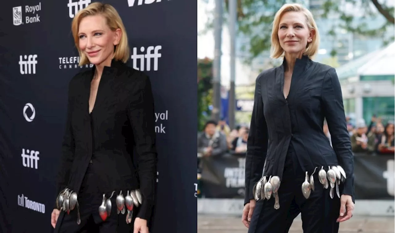 Cate Blanchett Reimagines Her Viral Spoon Top for ‘Disclaimer’ Red Carpet Premiere at 2024 TIFF