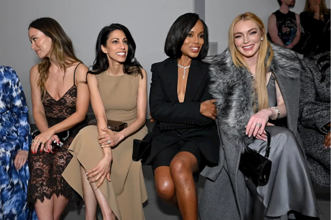 Celebrities Front Row at Michael Kors Spring 2025 Ready-to-Wear Show Photos