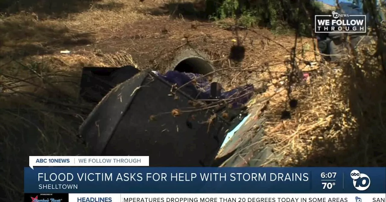 We Follow Through: Shelltown flood victim asks for help with encampments reemerging near storm drains