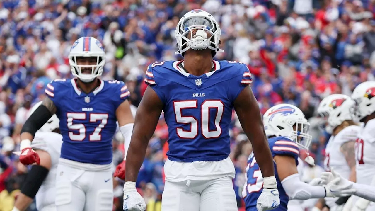 Bills edge rusher Greg Rousseau showing 'Groot-like' growth after 3-sack season opener