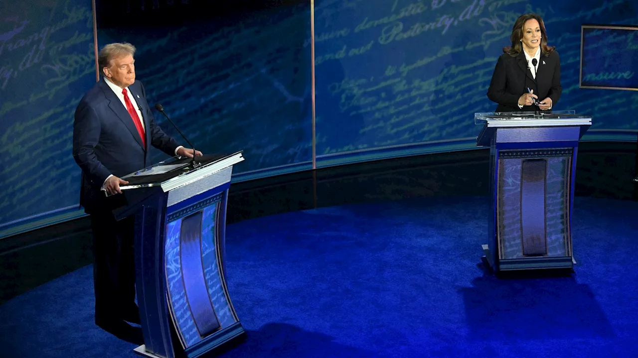 Trump-Harris debate live updates: Harris hits on crowd size, Trump says 'I'm talking'