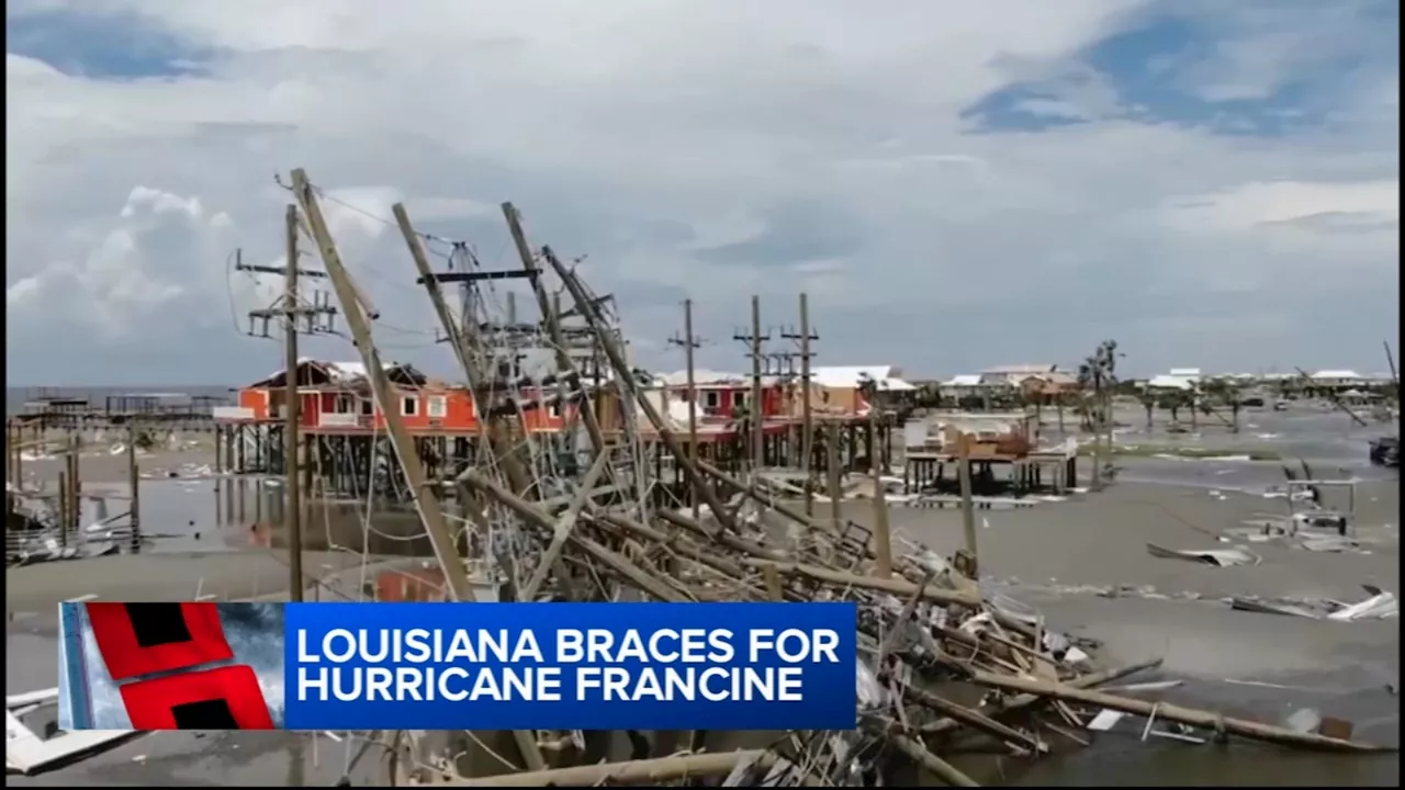 Hurricane Francine will continue to strengthen on its collision course with Louisiana