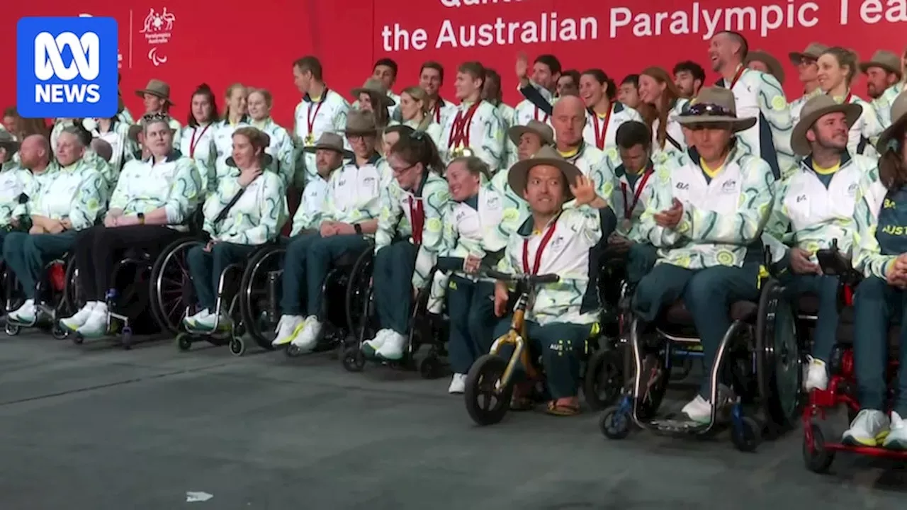 Paralympics Australian Paralympic team arrive in Sydney after winning