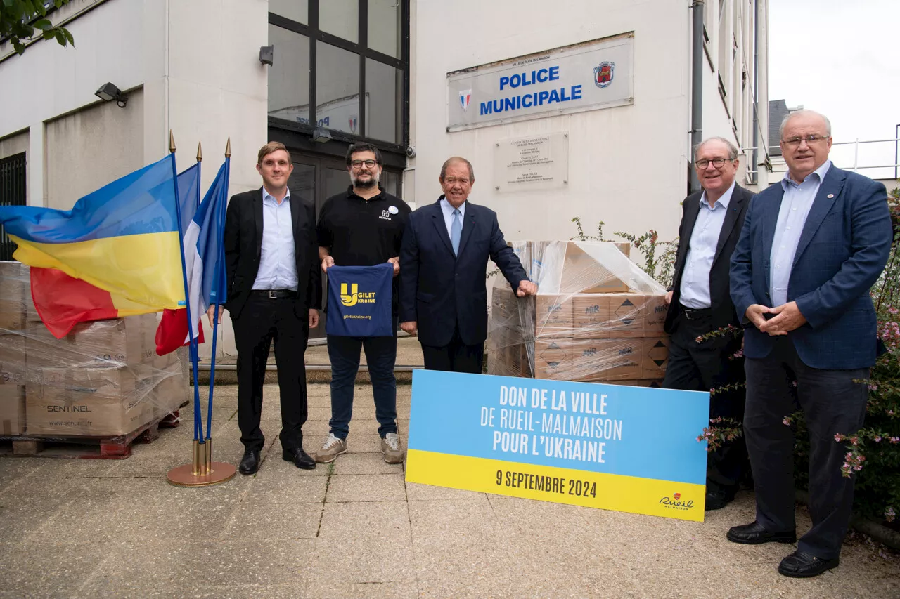 De Rueil-Malmaison à l'Ukraine, une nouvelle vie pour les gilets pare-balles de la police municipale