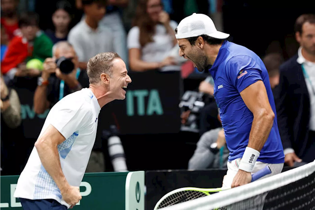 Coppa Davis: vincono Berrettini e Arnaldi, l'Italia batte il Brasile