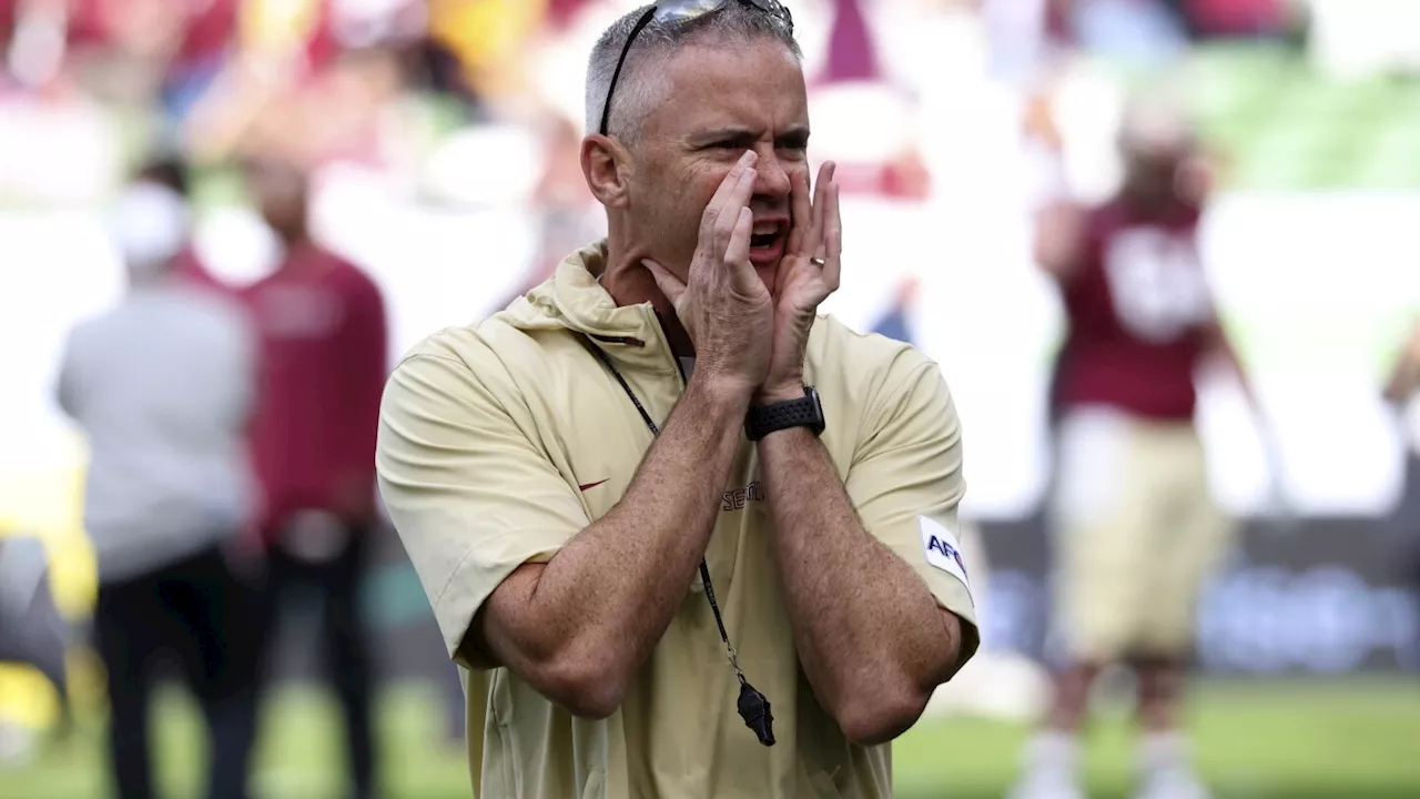 Florida State coach Norvell seeks 1st win of season against Memphis, his former team