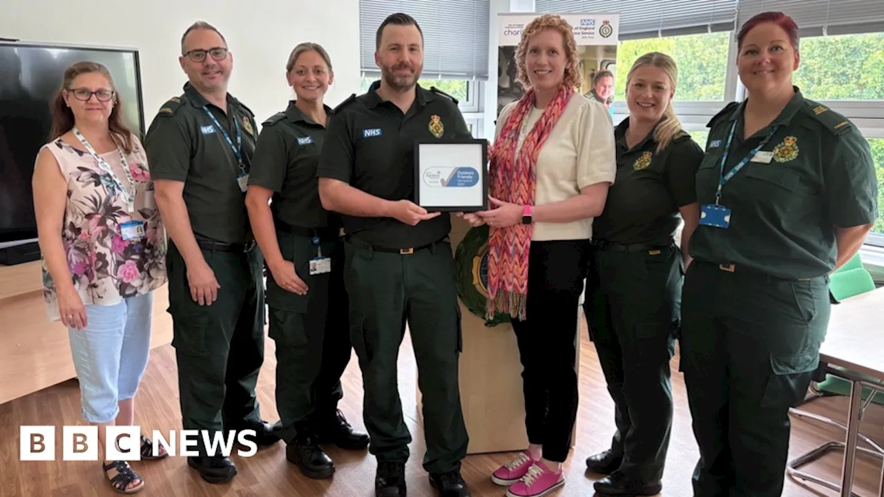 East of England Ambulance Service gets dyslexia support award