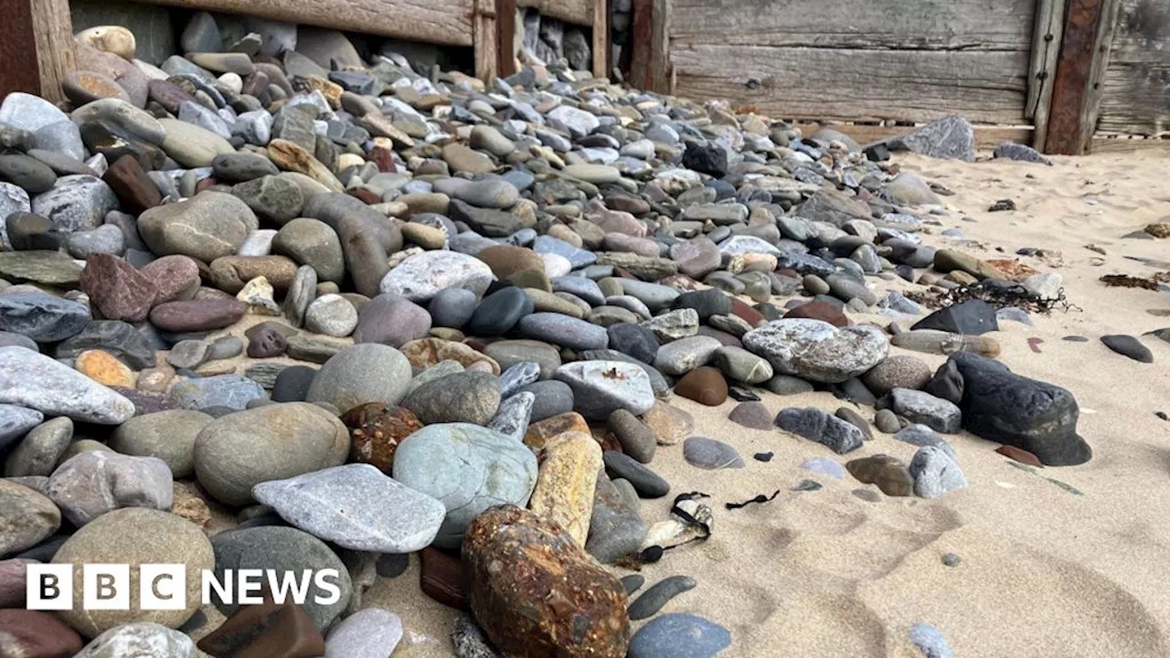 Coastal erosion: Saundersfoot sea defence pebble return plea