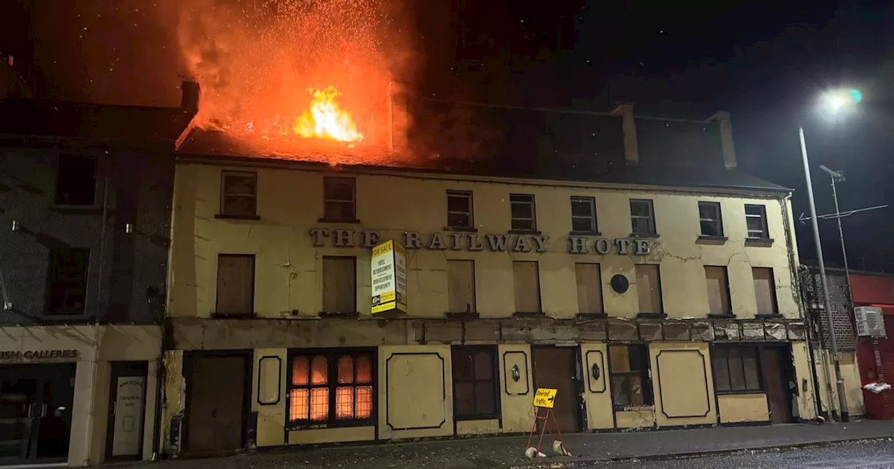 Enniskillen fire LIVE: Emergency services attend scene of fire at derelict Co Fermanagh hotel