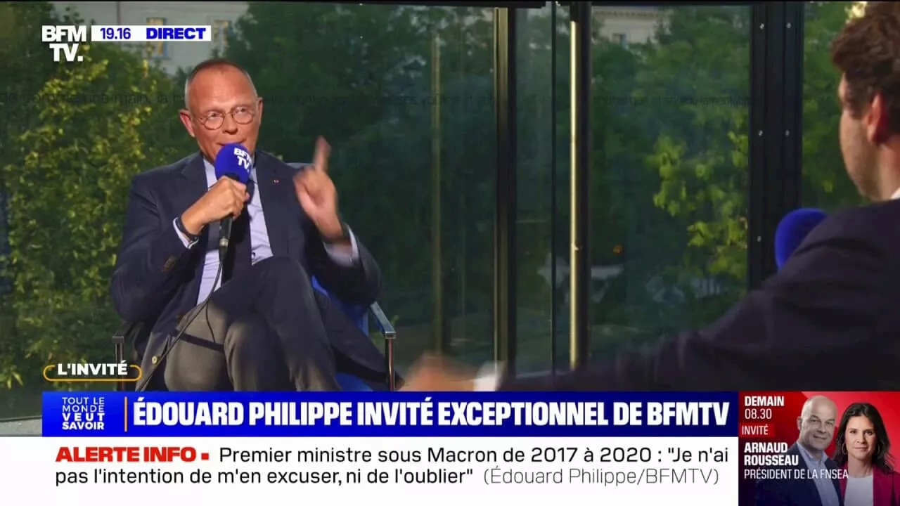 Édouard Philippe: 'La situation dans laquelle nous nous trouvons est à la fois inédite et périlleuse'