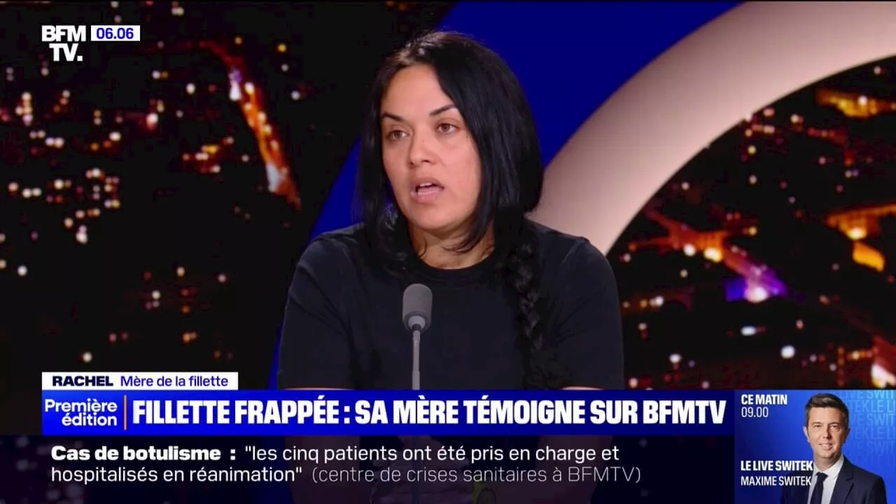 'Elle pleure tout le temps': la mère de la fillette frappée en classe témoigne sur BFMTV