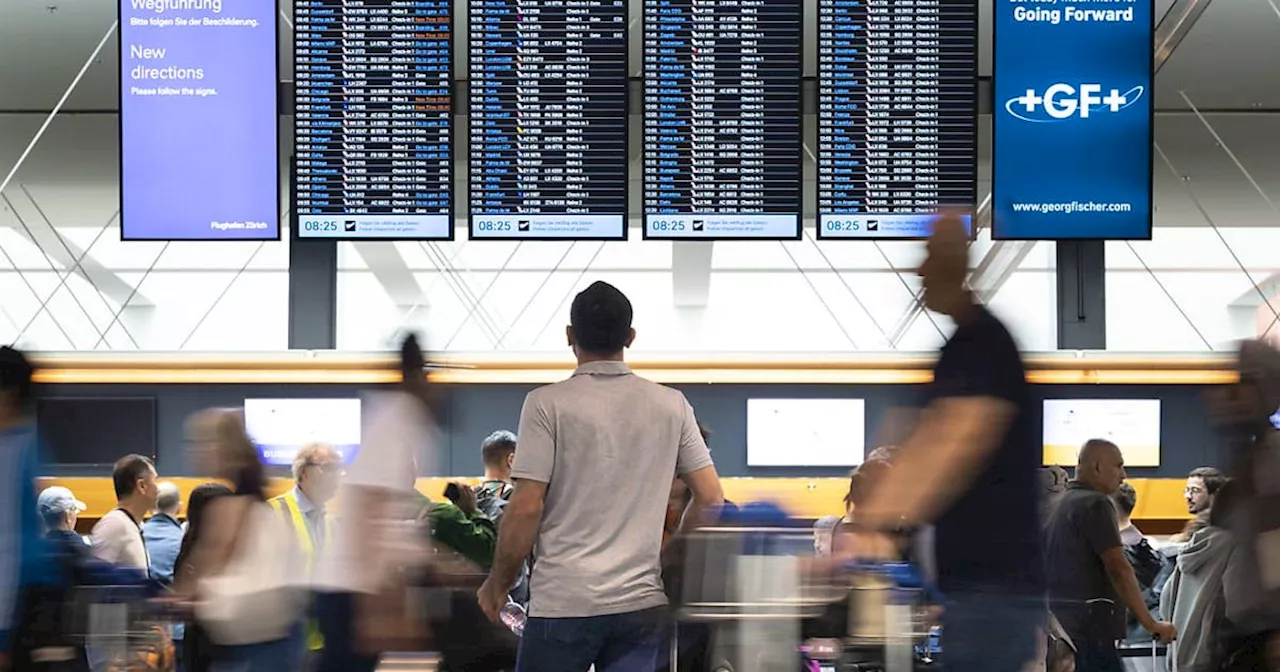 Flughafen Zürich steigert Passagierzahlen im August