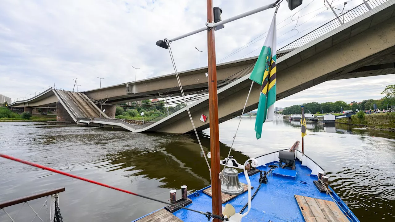 Knapp an der Katastrophe vorbei – Brückeneinsturz in Dresden