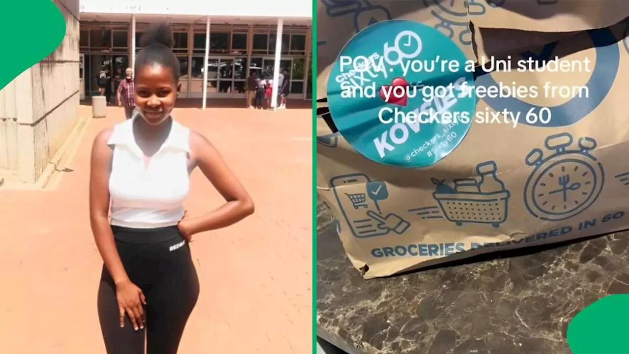 “Thank You, Checkers”: Grateful University Student Gifted Bag of Freebies From Supermarket