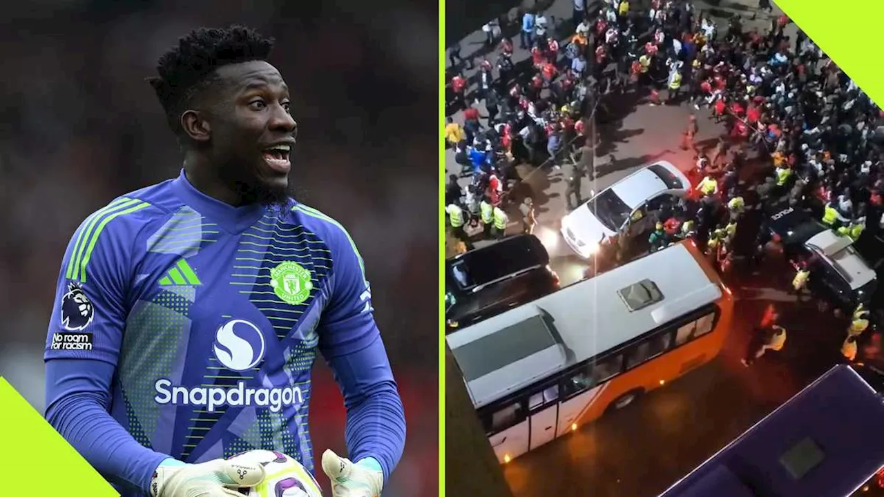 Wild Scenes as Man United’s Andre Onana Receives Loud Cheers From Fans in Uganda