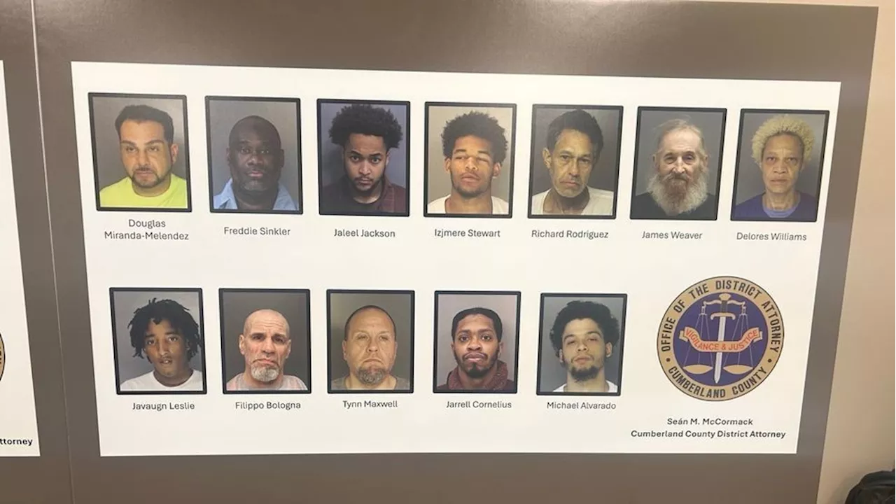 24 arrested, 31 others sought for selling 'cartel' quality meth: Cumberland County DA